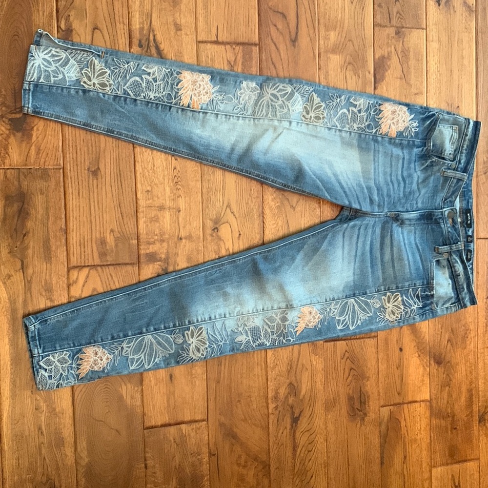 Floral Print Miss Me Jeans